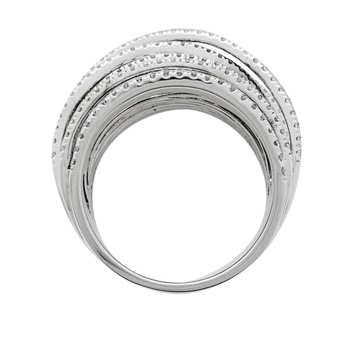 Bague 53 Bague Messika "Meli-Melo" en or blanc et diamants. 58 Facettes 31075