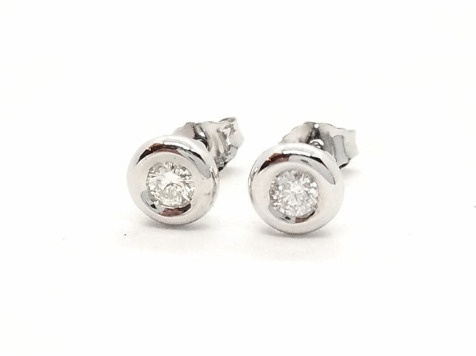 Boucles d'oreilles Boucles d'oreilles Or blanc Diamant 58 Facettes 579261RV