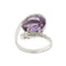 Bague 53 Bague avec améthyste et diamants 58 Facettes 29391