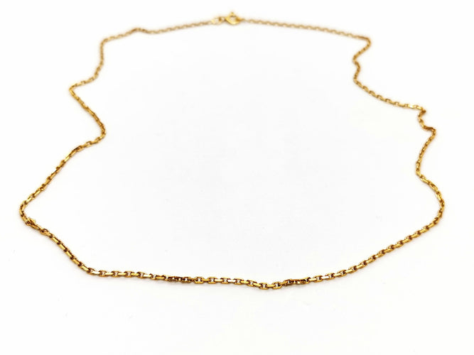 Collier Collier Maille forçat Or jaune 58 Facettes 1559887CN