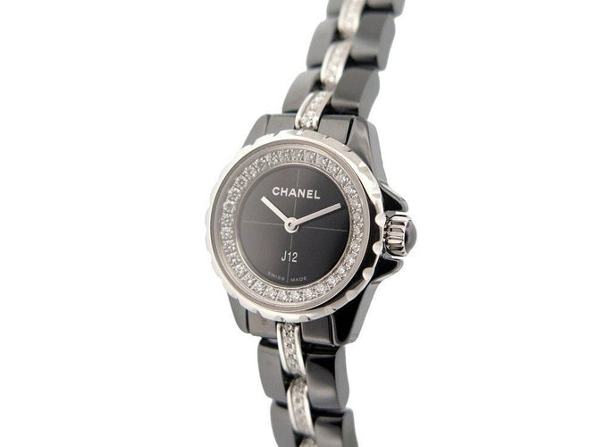 Montre montre CHANEL j12 xs ceramique diamants 1ct quartz 58 Facettes 255972