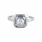 Bague Diamants / Platine BAGUE SOLITAIRE ART DÉCO PLATINE & DIAMANT 58 Facettes BO/220037
