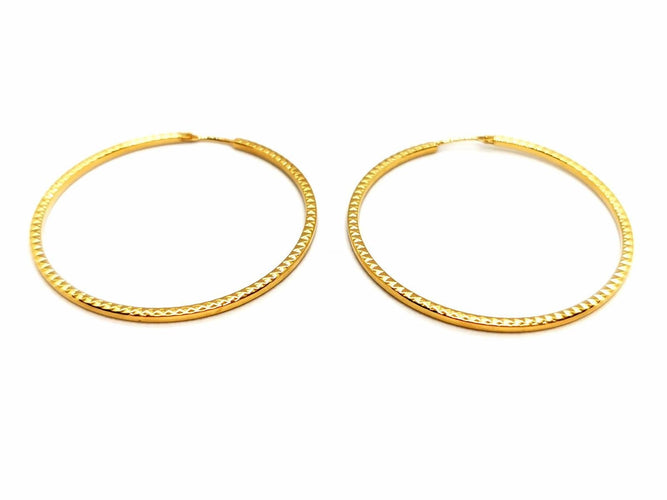 Boucles d'oreilles Boucles d'oreilles Créoles Or jaune 58 Facettes 1639516CN