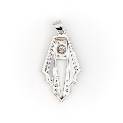 Pendentif Pendentif Art déco Or blanc Diamant 58 Facettes 2024919CN