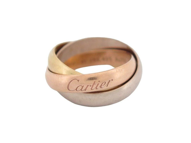 Bague 45 bague CARTIER trinity 3 ors 58 Facettes 257668