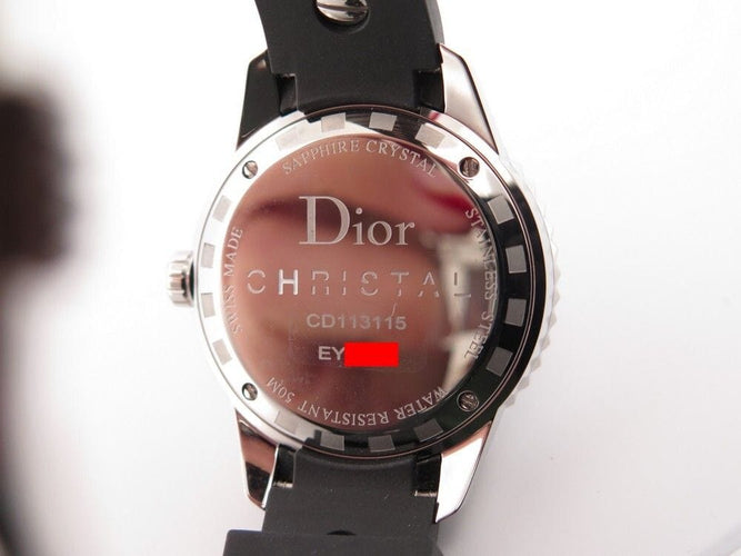 Montre montre CHRISTIAN DIOR christal 34mm 44 diamant quartz 58 Facettes 256798