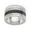 Bague 53 Bague Boucheron, "Quatre Black Edition Large", en or blanc, diamants. 58 Facettes 31802