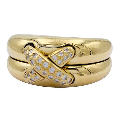 Bague 52 Bague Chaumet, "Liens", or jaune et diamants. 58 Facettes 32412