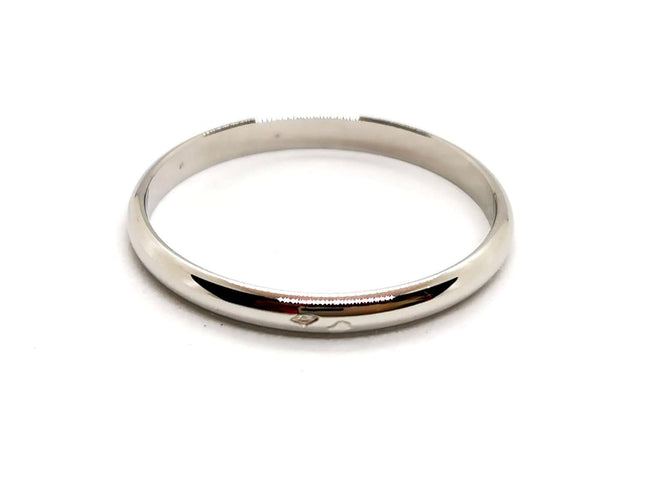 Bague 65 Bague Alliance Or blanc 58 Facettes 1178331CD