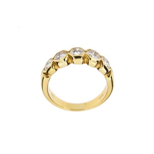 Bague 49 Demi alliance diamants 1,00 ct 58 Facettes 19200