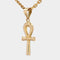 Pendentif Pendentif croix égyptienne or jaune 58 Facettes CVP58