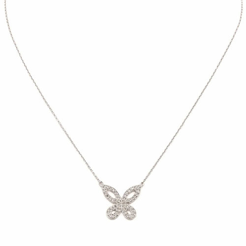 Collier Collier Or blanc Diamant 58 Facettes 2303523CN