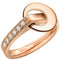 Bague 51 Bague Lilistone Or rose Diamants 58 Facettes 31E00879