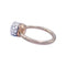 Bague 56 Bague Pomellato, "Nudo Solitaire", or rose et blanc, diamants. 58 Facettes 32267