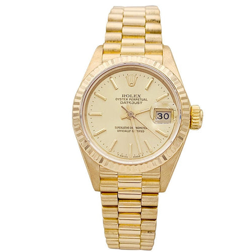 Montre Montre Rolex, "Oyster Perpetual Datejust", or jaune. 58 Facettes 33019