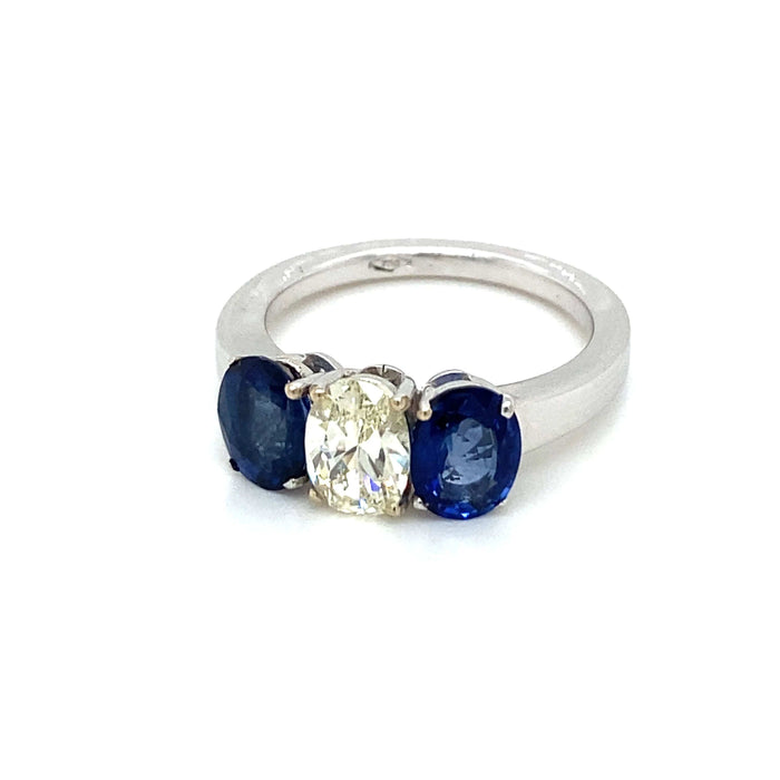 Bague 55 Bague Saphir Diamant 58 Facettes