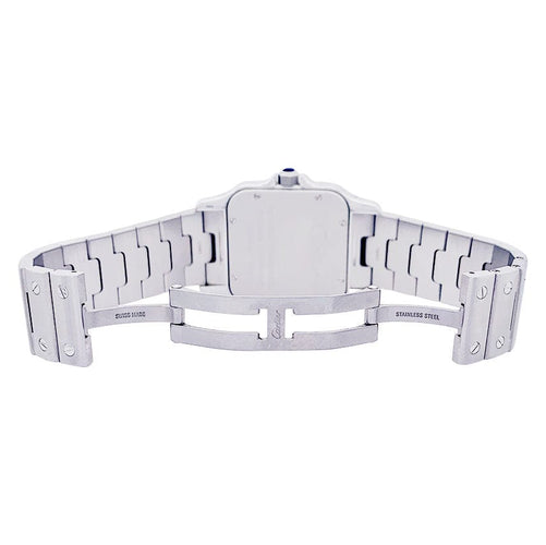 Montre Montre Cartier "Santos Galbée", acier. 58 Facettes 33497