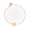 Bracelet Ginette NY Bracelet Milky Way Mini Disc Or rose 58 Facettes 2203302CN