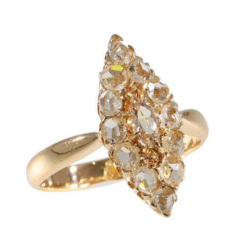 Bague 59 Bague marquise diamants 58 Facettes 23271-0585