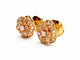 Boucles d'oreilles Boucles d'oreilles Fleur Or rose Diamant 58 Facettes 578707RV