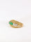 Bague Bague jarretière vintage émeraudes et diamants 58 Facettes J33