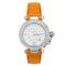 Montre Montre Cartier "Pasha" en or blanc, diamants et cuir. 58 Facettes 31381