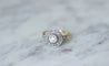 Bague Bague Belle Epoque ronde diamants 58 Facettes