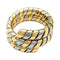 Bague 55 Bague Bulgari, "Tubogas", deux tons ors. 58 Facettes 33606