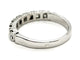 Bague 51 Bague Demi alliance Or blanc Diamant 58 Facettes 1588626CN