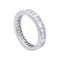 Bague 50 Alliance Cartier, diamants baguette et platine. 58 Facettes 32607