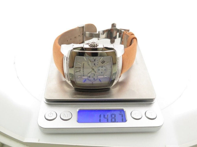 Montre montre MAUBOUSSIN delit xl r.529 acier 42mm diamants chronographe auto 58 Facettes 243208