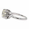 Bague 57 Bague Solitaire Or blanc Diamant 58 Facettes 2596487CN
