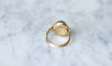 Bague Bague Or jaune cabochon d'Emeraude 58 Facettes