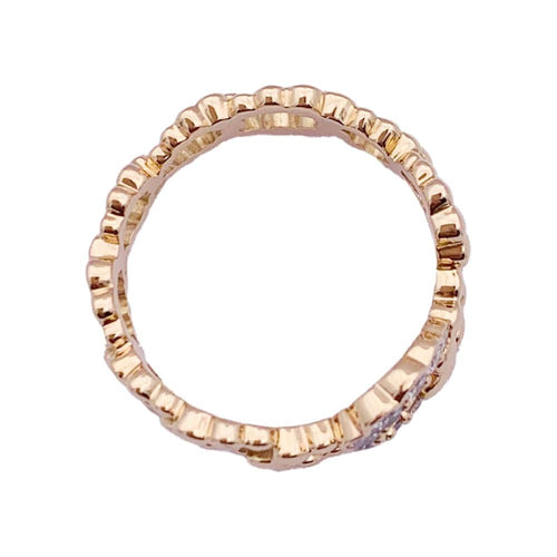 Bague 55 Bague Dior "Archi Dior Milieu du siècle", or rose, diamants. 58 Facettes 33331