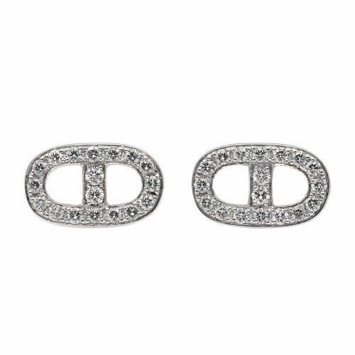 Boucles d'oreilles Boucles d'oreilles Puces Or blanc Diamant 58 Facettes 2708409CN