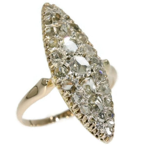 Bague 58 Bague diamant marquise 58 Facettes 14339-0016
