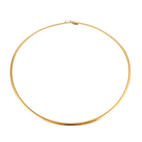 Collier Collier ras de cou vintage en or jaune 58 Facettes BO/230002