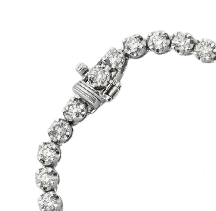 Collier Collier Rivière Or blanc Diamants 58 Facettes BO/230058