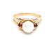 Bague 56 Bague Or jaune Perle 58 Facettes 00320CN