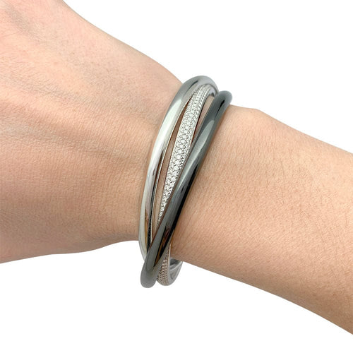 Bracelet Bracelet Cartier, "Trinity", or blanc, céramique, diamants. 58 Facettes 32117