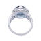 Bague 54 Bague Bulgari "Parentesi Cocktail" en or blanc, topaze bleue et diamants. 58 Facettes 33375