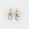 Boucles d'oreilles Dormeuses diamants 58 Facettes 651