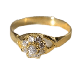 Bague Bague Marguerite 58 Facettes Ref1851