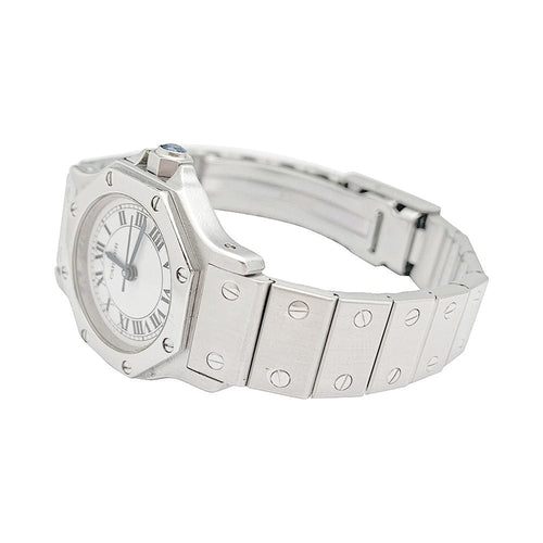 Montre Montre Cartier, "Santos", acier. 58 Facettes 31355