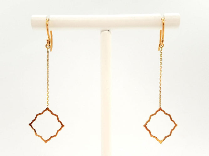 Boucles d'oreilles Boucles d'oreilles Transparence Or rose 58 Facettes 578946RV