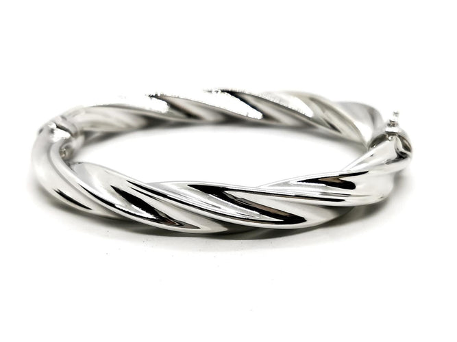 Bracelet Bracelet Jonc Or blanc 58 Facettes 1913076CN