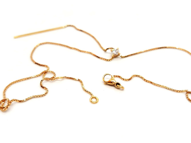 Collier Collier Or rose Diamant 58 Facettes 578809RV