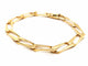 Bracelet Caplain Saint André Bracelet Maille gourmette Or jaune Saphir 58 Facettes 1552084CN
