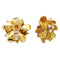 Boucles d'oreilles Boucles d'oreilles Boucheron "Fleurs" or jaune et diamants. 58 Facettes 31227