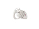 Bague 51 bague BOUCHERON trouble or blanc 18k diamants 1.05ct rubis 58 Facettes 257505